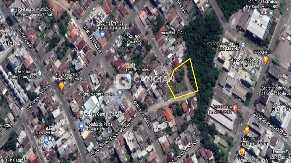 Foto 1 de Terreno / Lote à venda, 2520m2 em Nossa Senhora das Dores, Santa Maria - RS