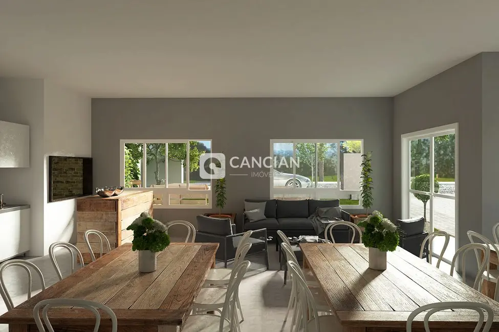 Foto 9 de Casa de Condomínio com 2 quartos à venda, 102m2 em Pinheiro Machado, Santa Maria - RS