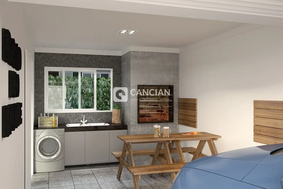 Foto 8 de Casa de Condomínio com 2 quartos à venda, 102m2 em Pinheiro Machado, Santa Maria - RS