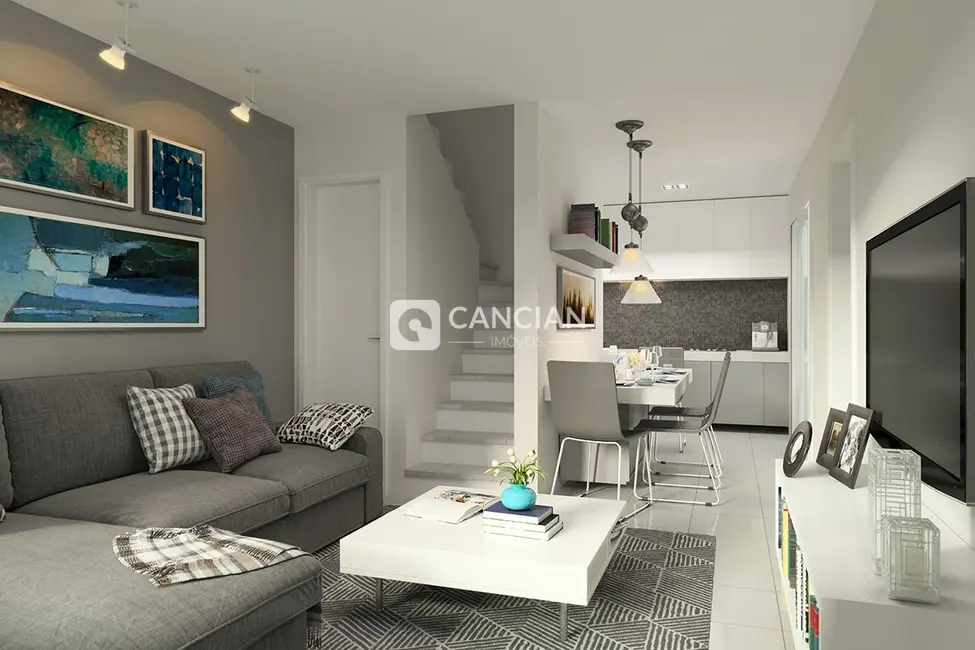 Casa de Condomínio com 3 quartos à venda, 114m2 em Pinheiro Machado, Santa Maria - RS - imagem 5 Foto 5 de Casa de Condomínio com 3 quartos à venda, 114m2 em Pinheiro Machado, Santa Maria - RS