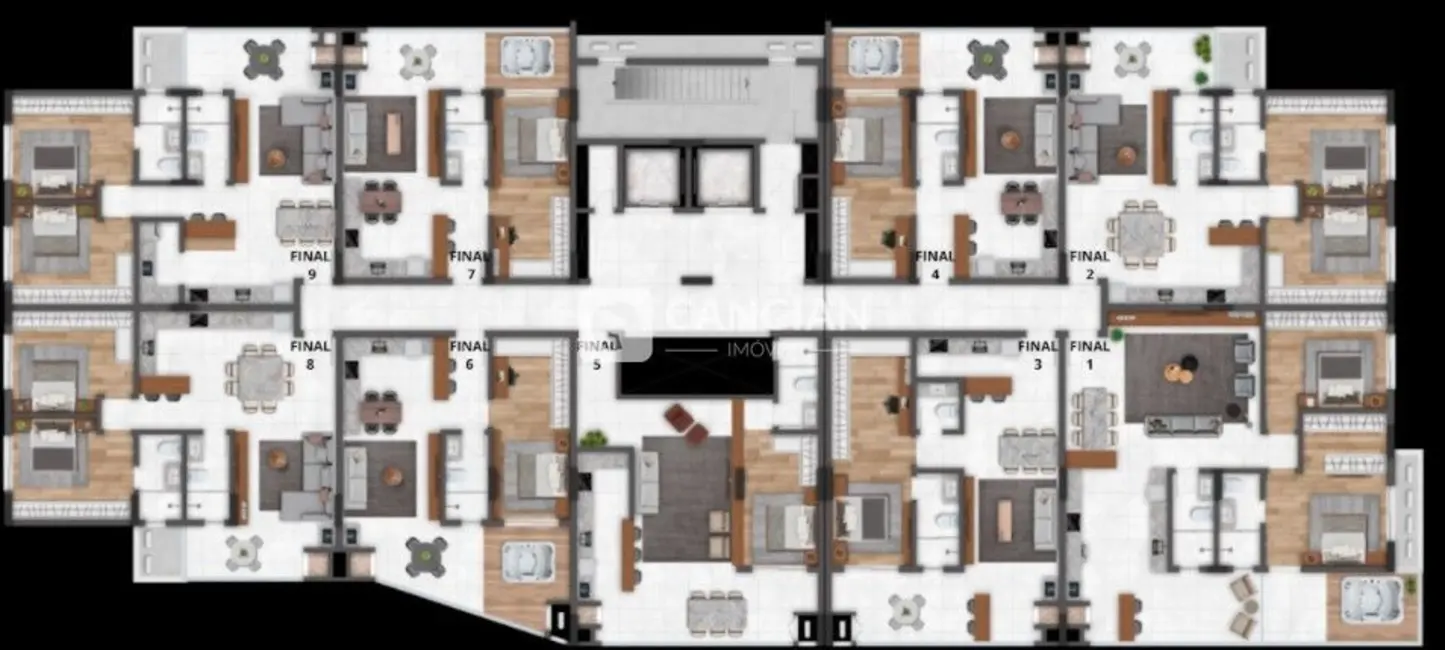 Apartamento com 1 quarto à venda, 73m2 em Nossa Senhora do Rosário, Santa Maria - RS - imagem 3 Foto 3 de Apartamento com 1 quarto à venda, 73m2 em Nossa Senhora do Rosário, Santa Maria - RS