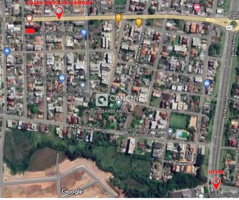 Foto 9 de Terreno / Lote à venda, 600m2 em Camobi, Santa Maria - RS