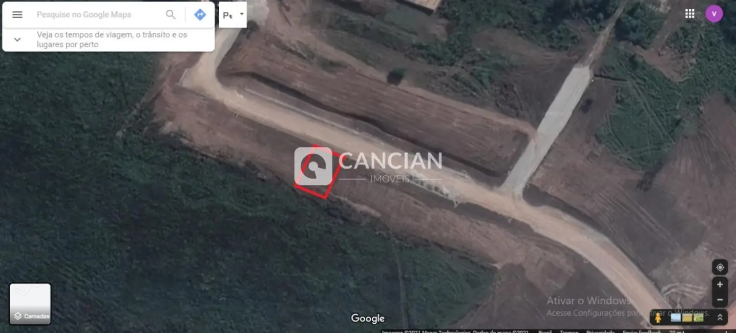 Foto 5 de Terreno / Lote à venda, 301m2 em Cerrito, Santa Maria - RS