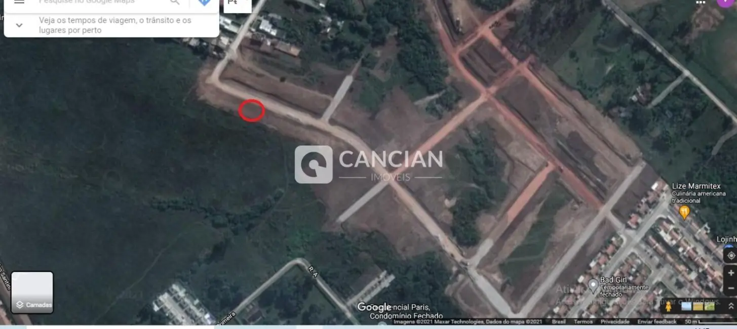 Foto 4 de Terreno / Lote à venda, 301m2 em Cerrito, Santa Maria - RS