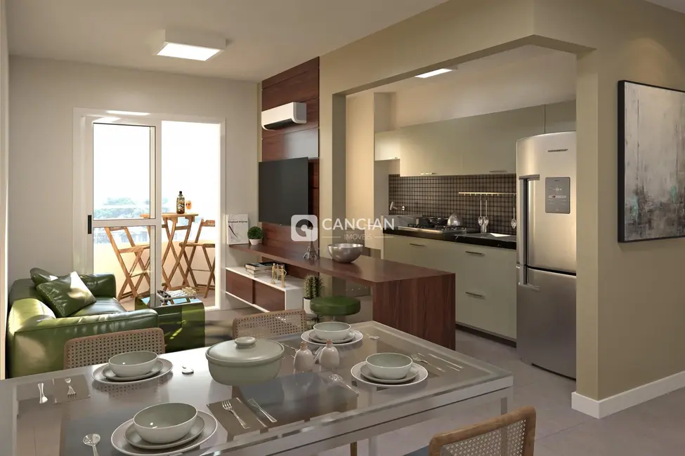 Foto 5 de Apartamento com 2 quartos à venda, 58m2 em São José, Santa Maria - RS