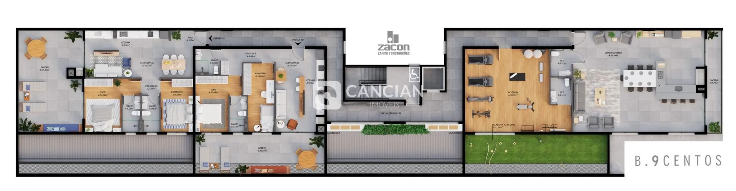 Foto 3 de Apartamento com 3 quartos à venda, 100m2 em Centro, Santa Maria - RS