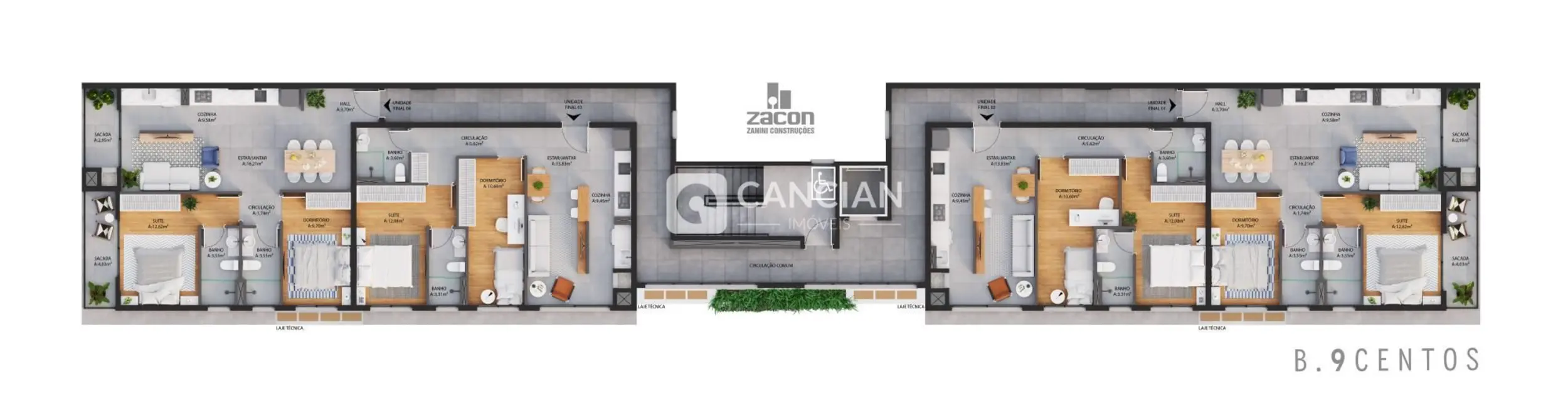 Foto 3 de Apartamento com 2 quartos à venda, 67m2 em Centro, Santa Maria - RS