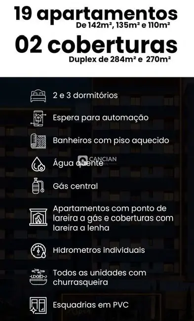 Foto 4 de Apartamento com 2 quartos à venda, 177m2 em Nossa Senhora de Lourdes, Santa Maria - RS