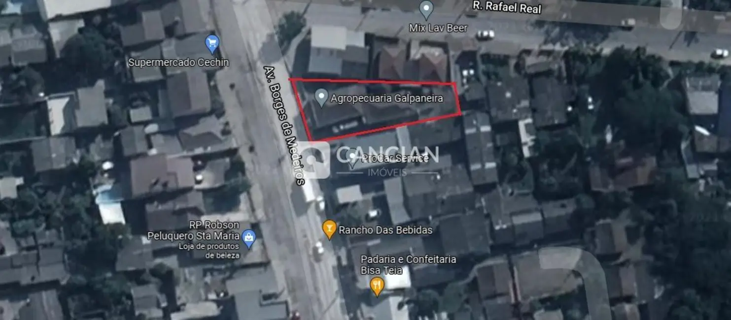 Foto 3 de Terreno / Lote à venda, 463m2 em Salgado Filho, Santa Maria - RS