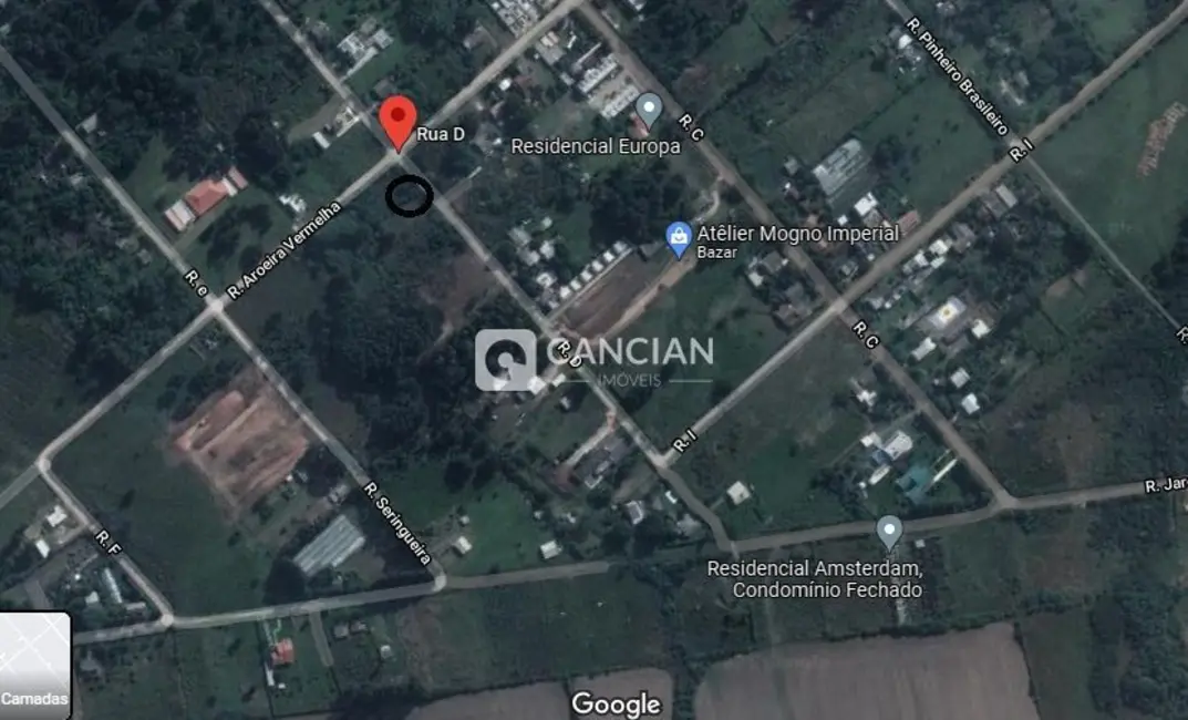 Foto 4 de Terreno / Lote à venda, 362m2 em Diácono João Luiz Pozzobon, Santa Maria - RS