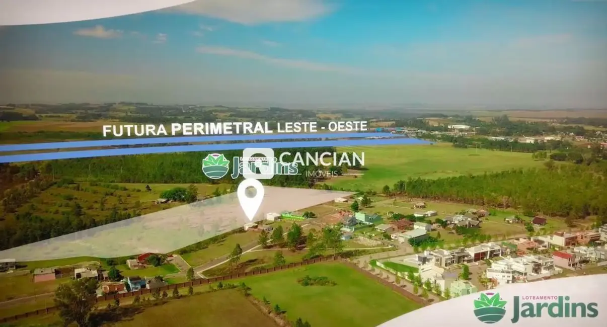 Foto 3 de Terreno / Lote à venda, 375m2 em Tomazetti, Santa Maria - RS