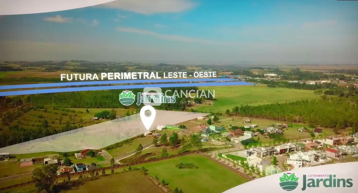 Foto 4 de Terreno / Lote à venda, 404m2 em Tomazetti, Santa Maria - RS