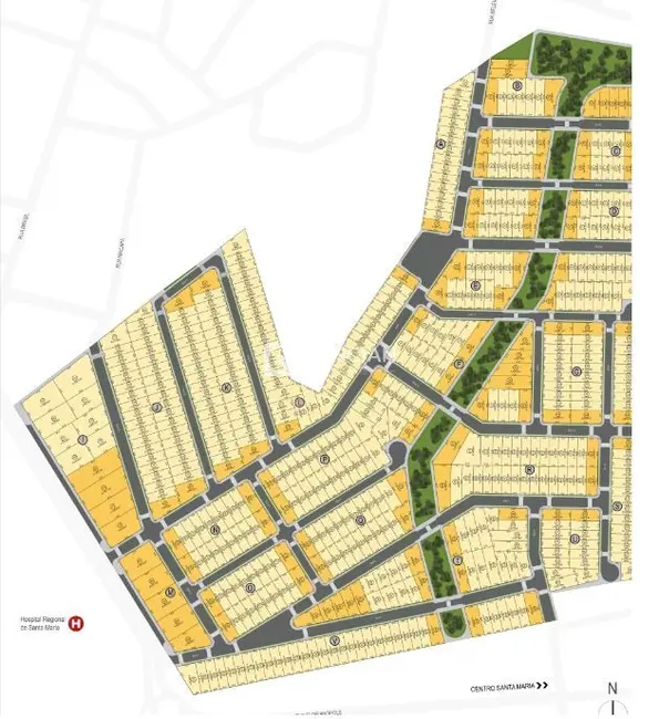 Foto 3 de Terreno / Lote à venda, 302m2 em Pinheiro Machado, Santa Maria - RS