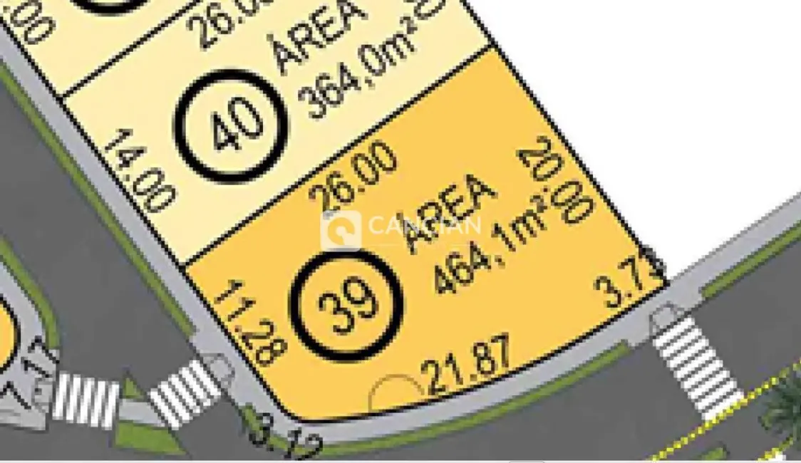Foto 6 de Terreno / Lote à venda, 326m2 em Camobi, Santa Maria - RS