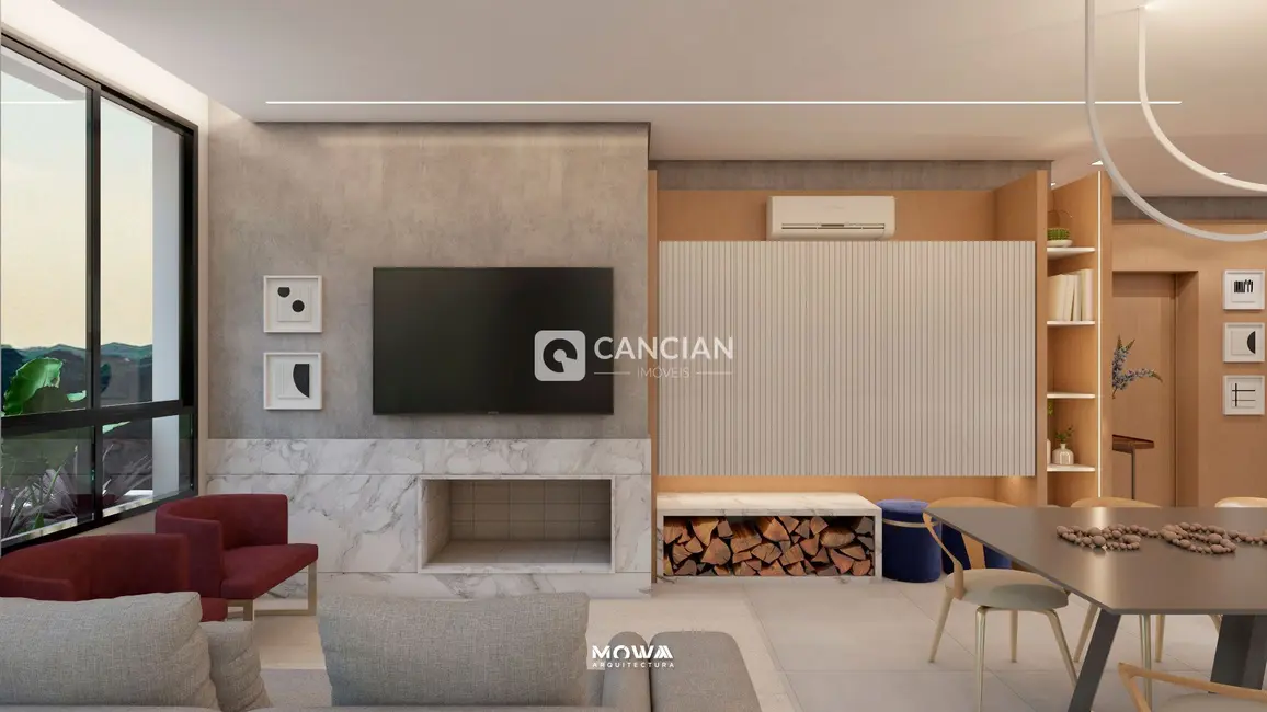 Foto 6 de Apartamento com 3 quartos à venda, 127m2 em Nossa Senhora Medianeira, Santa Maria - RS