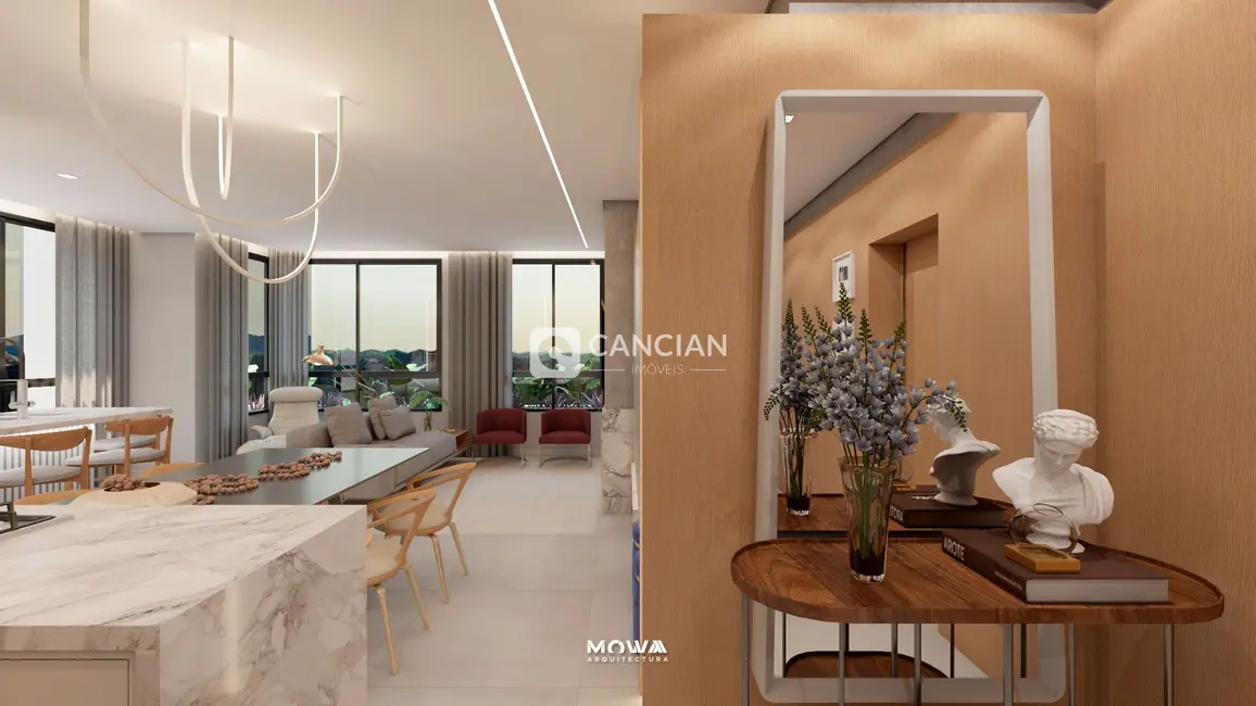 Foto 2 de Apartamento com 3 quartos à venda, 127m2 em Nossa Senhora Medianeira, Santa Maria - RS