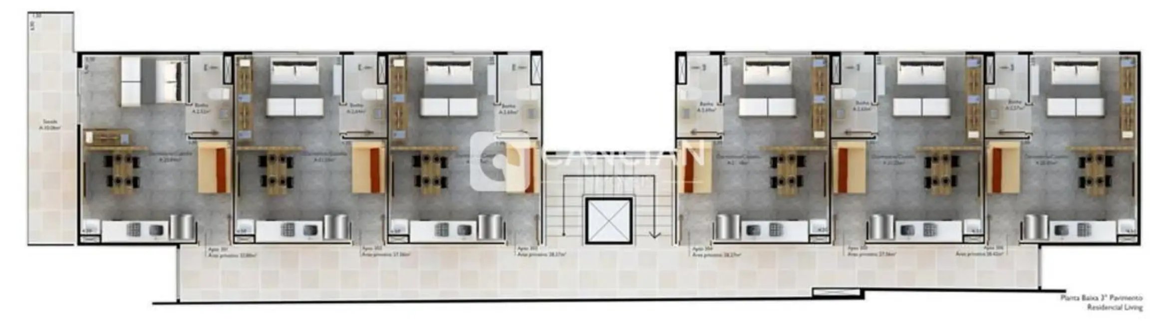 Sala Comercial com 1 quarto à venda, 53m2 em Centro, Santa Maria - RS - imagem 5 Foto 5 de Sala Comercial com 1 quarto à venda, 53m2 em Centro, Santa Maria - RS