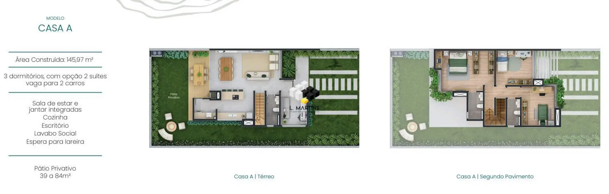 Foto 2 de Casa de Condomínio com 3 quartos à venda, 137m2 em Barnabé, Gravatai - RS