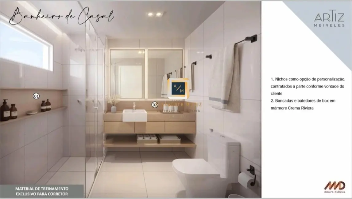 Apartamento com 4 quartos à venda, 188m2 em Meireles, Fortaleza - CE - imagem 6 Foto 6 de Apartamento com 4 quartos à venda, 188m2 em Meireles, Fortaleza - CE