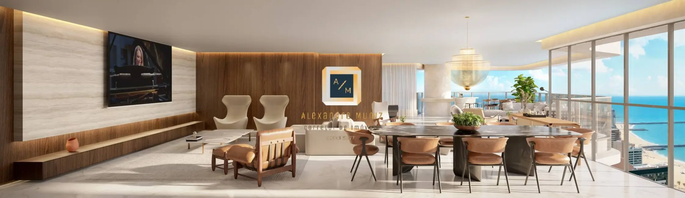 Foto 6 de Apartamento com 5 quartos à venda, 369m2 em Meireles, Fortaleza - CE