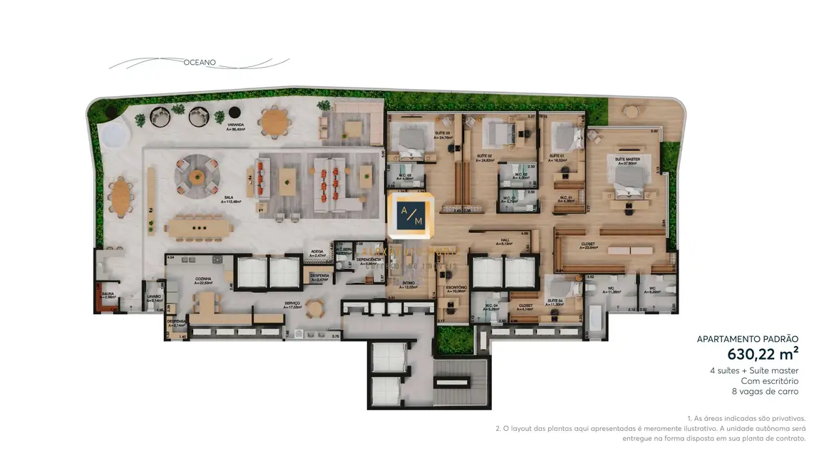 Apartamento com 4 quartos à venda, 315m2 em Meireles, Fortaleza - CE - imagem 6 Foto 6 de Apartamento com 4 quartos à venda, 315m2 em Meireles, Fortaleza - CE