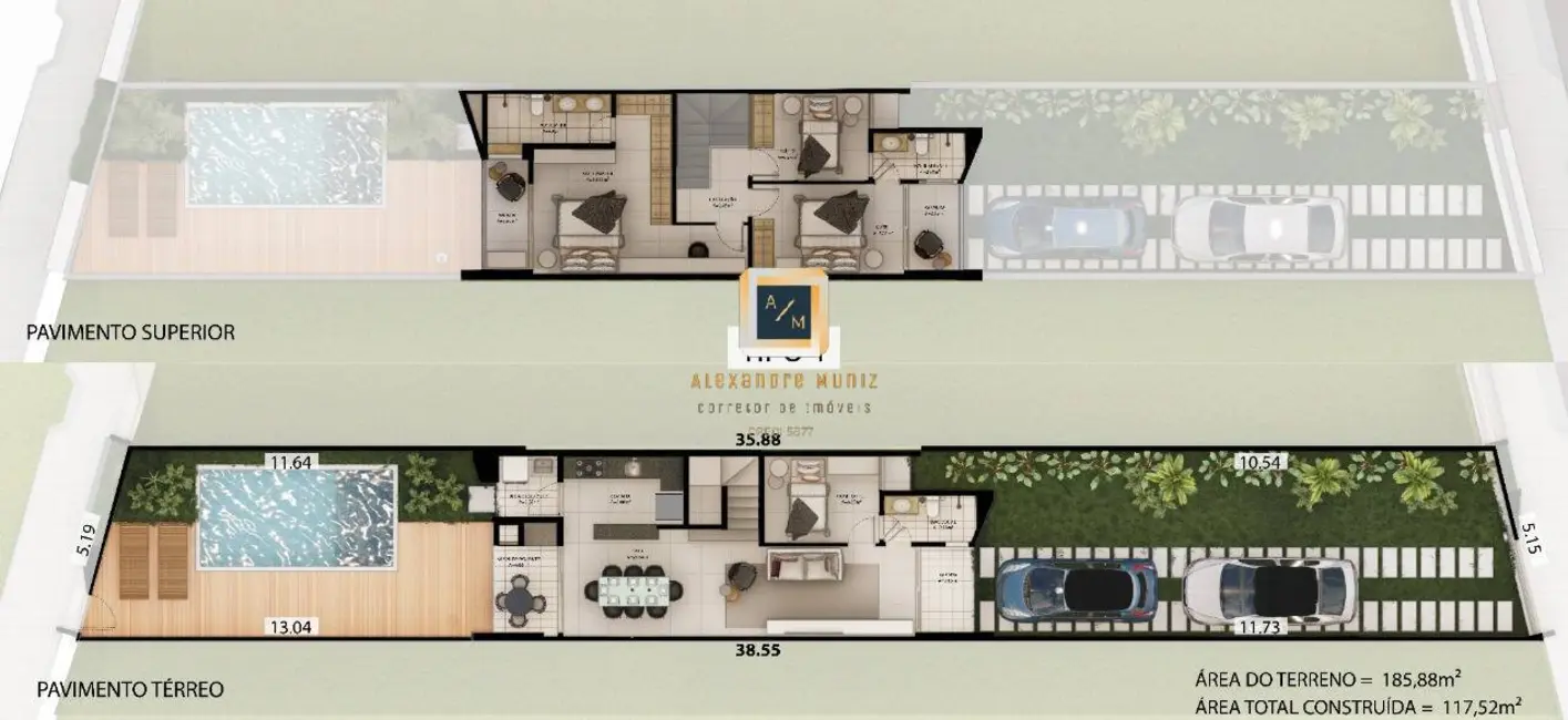 Casa com 4 quartos à venda, 119m2 em Eusebio - CE - imagem 5 Foto 5 de Casa com 4 quartos à venda, 119m2 em Eusebio - CE