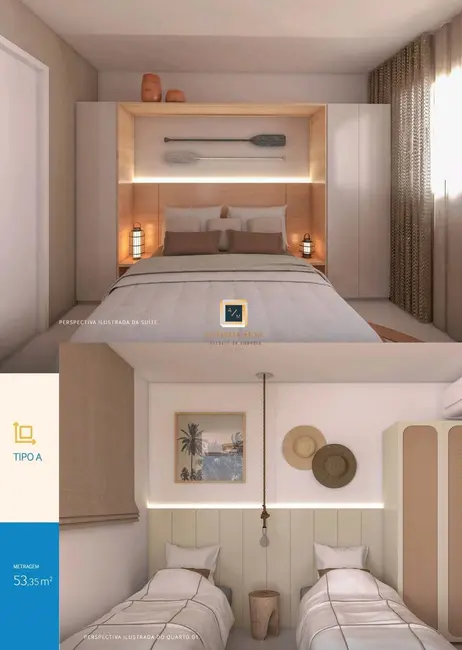 Apartamento com 2 quartos à venda, 66m2 em Aquiraz - CE - imagem 7 Foto 7 de Apartamento com 2 quartos à venda, 66m2 em Aquiraz - CE