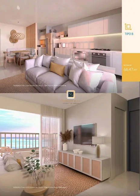 Apartamento com 2 quartos à venda, 66m2 em Aquiraz - CE - imagem 8 Foto 8 de Apartamento com 2 quartos à venda, 66m2 em Aquiraz - CE