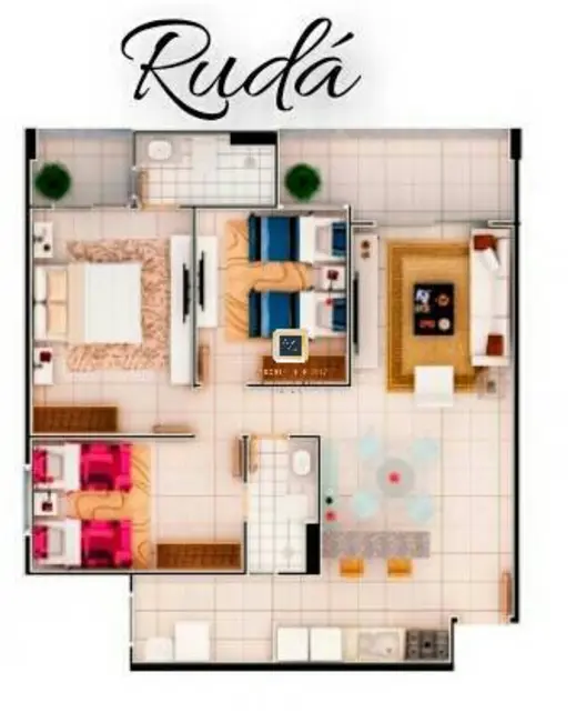 Foto 2 de Apartamento com 3 quartos à venda, 78m2 em Jacarecanga, Fortaleza - CE