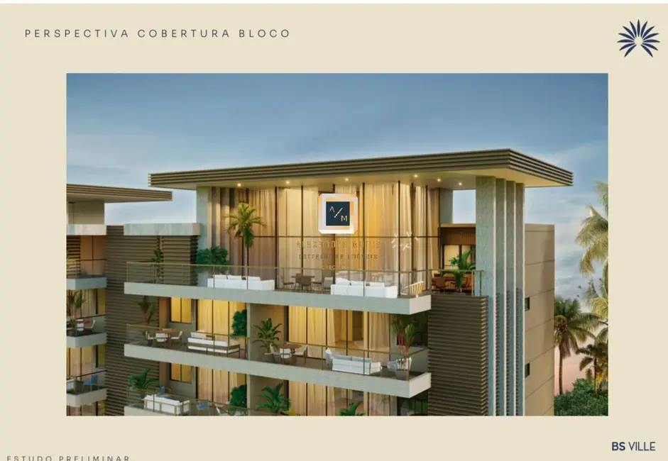 Foto 2 de Apartamento com 3 quartos à venda, 116m2 em Aquiraz - CE