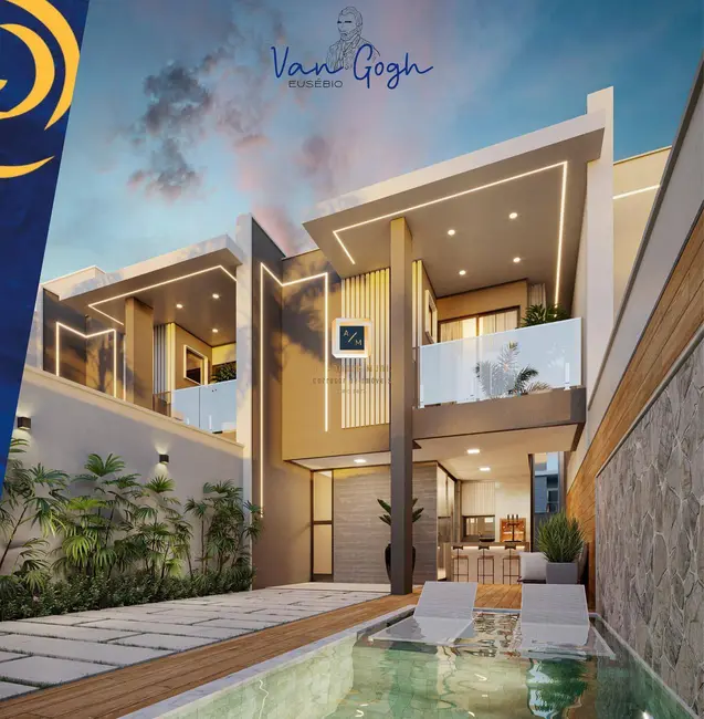 Casa com 4 quartos à venda, 149m2 em Eusebio - CE - imagem 2 Foto 2 de Casa com 4 quartos à venda, 149m2 em Eusebio - CE