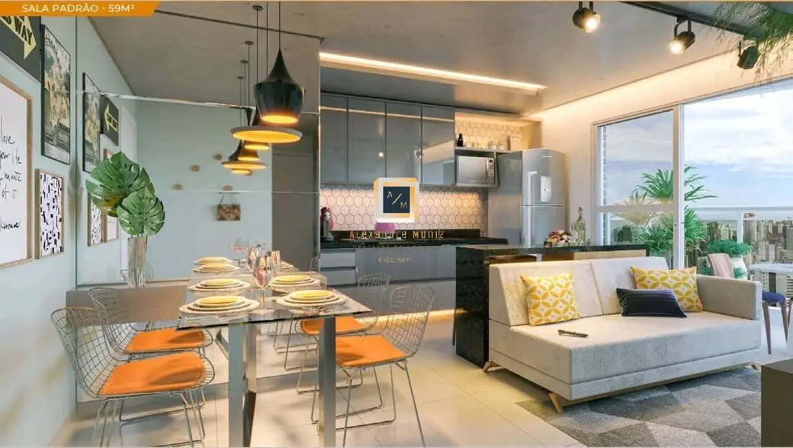 Foto 4 de Apartamento com 2 quartos à venda, 54m2 em Meireles, Fortaleza - CE