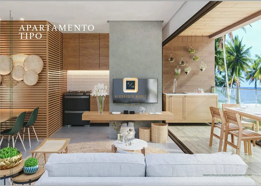 Apartamento com 3 quartos à venda, 75m2 em Aquiraz - CE - imagem 6 Foto 6 de Apartamento com 3 quartos à venda, 75m2 em Aquiraz - CE