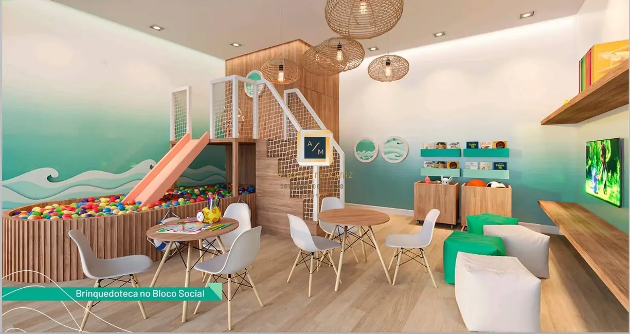 Apartamento com 1 quarto à venda, 42m2 em Aquiraz - CE - imagem 4 Foto 4 de Apartamento com 1 quarto à venda, 42m2 em Aquiraz - CE