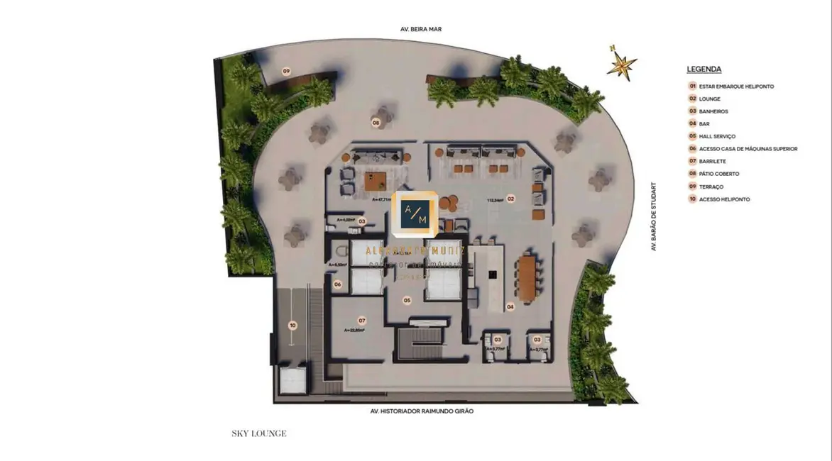 Apartamento com 5 quartos à venda, 660m2 em Meireles, Fortaleza - CE - imagem 9 Foto 9 de Apartamento com 5 quartos à venda, 660m2 em Meireles, Fortaleza - CE