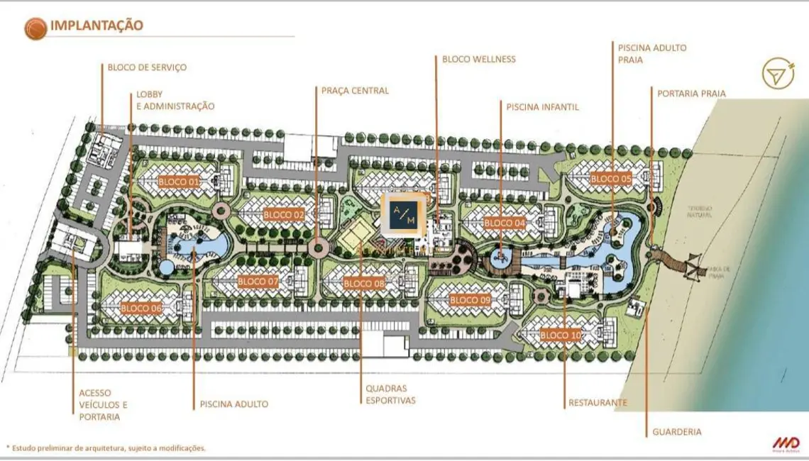 Apartamento com 1 quarto à venda, 31m2 em Cumbuco, Caucaia - CE - imagem 9 Foto 9 de Apartamento com 1 quarto à venda, 31m2 em Cumbuco, Caucaia - CE