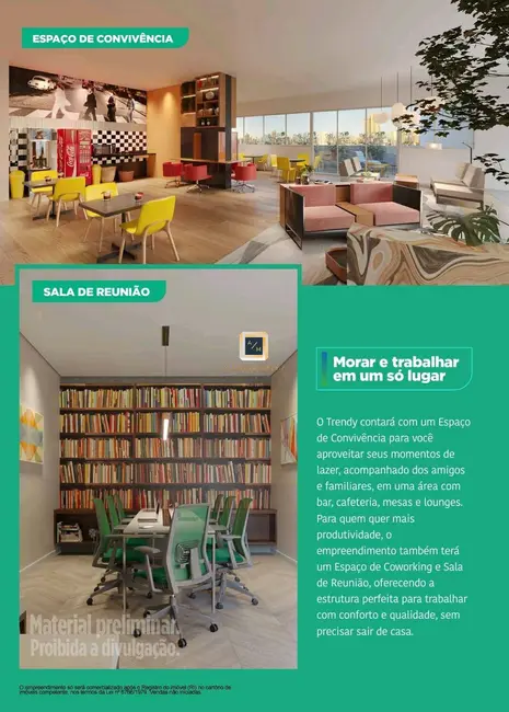 Apartamento com 1 quarto à venda, 34m2 em Parquelândia, Fortaleza - CE - imagem 3 Foto 3 de Apartamento com 1 quarto à venda, 34m2 em Parquelândia, Fortaleza - CE