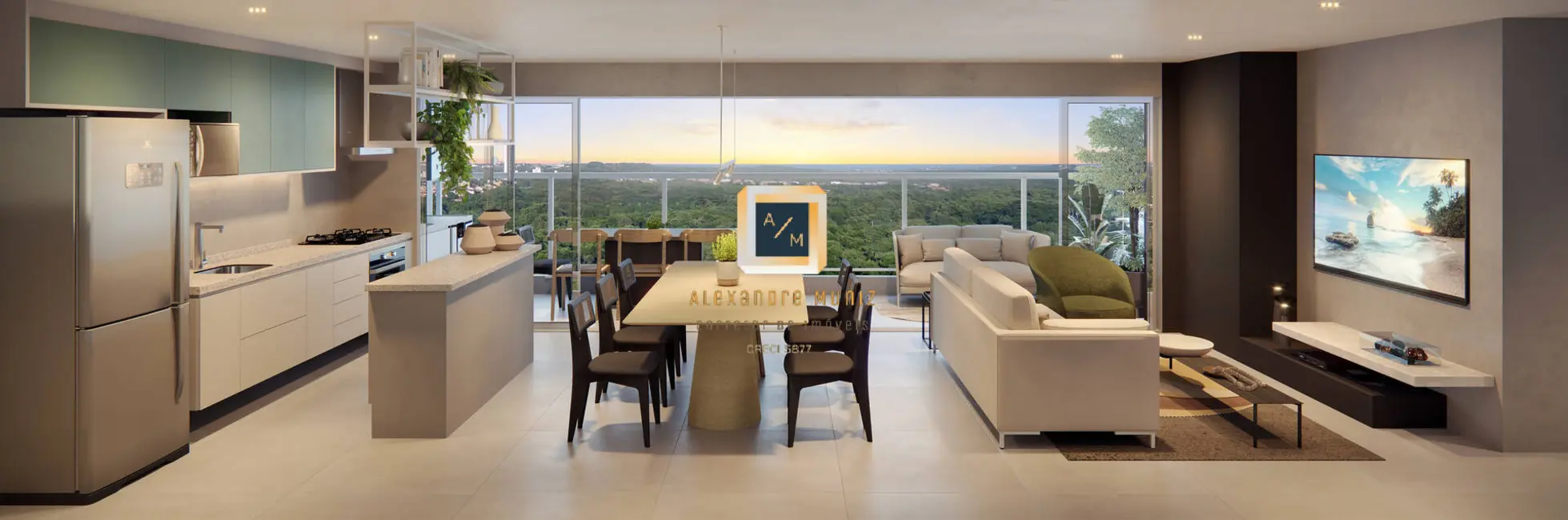 Apartamento com 3 quartos à venda, 94m2 em Cocó, Fortaleza - CE - imagem 3 Foto 3 de Apartamento com 3 quartos à venda, 94m2 em Cocó, Fortaleza - CE