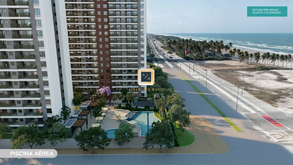 Foto 2 de Apartamento com 2 quartos à venda, 53m2 em Praia do Futuro II, Fortaleza - CE