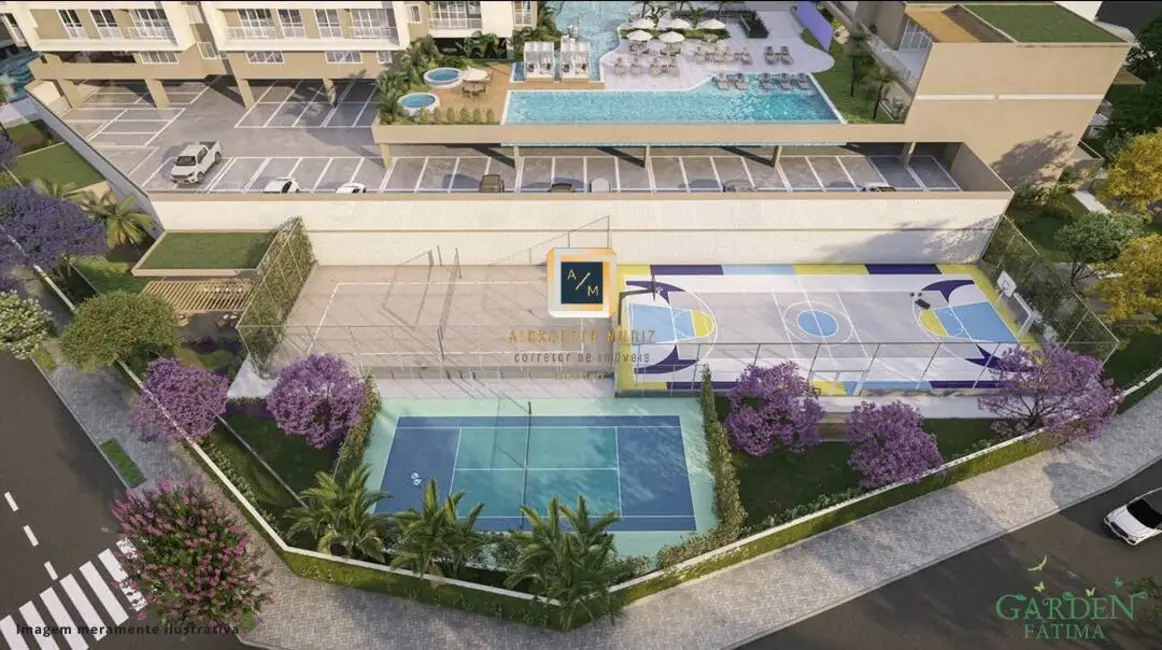 Foto 3 de Apartamento com 2 quartos à venda, 60m2 em Fátima, Fortaleza - CE