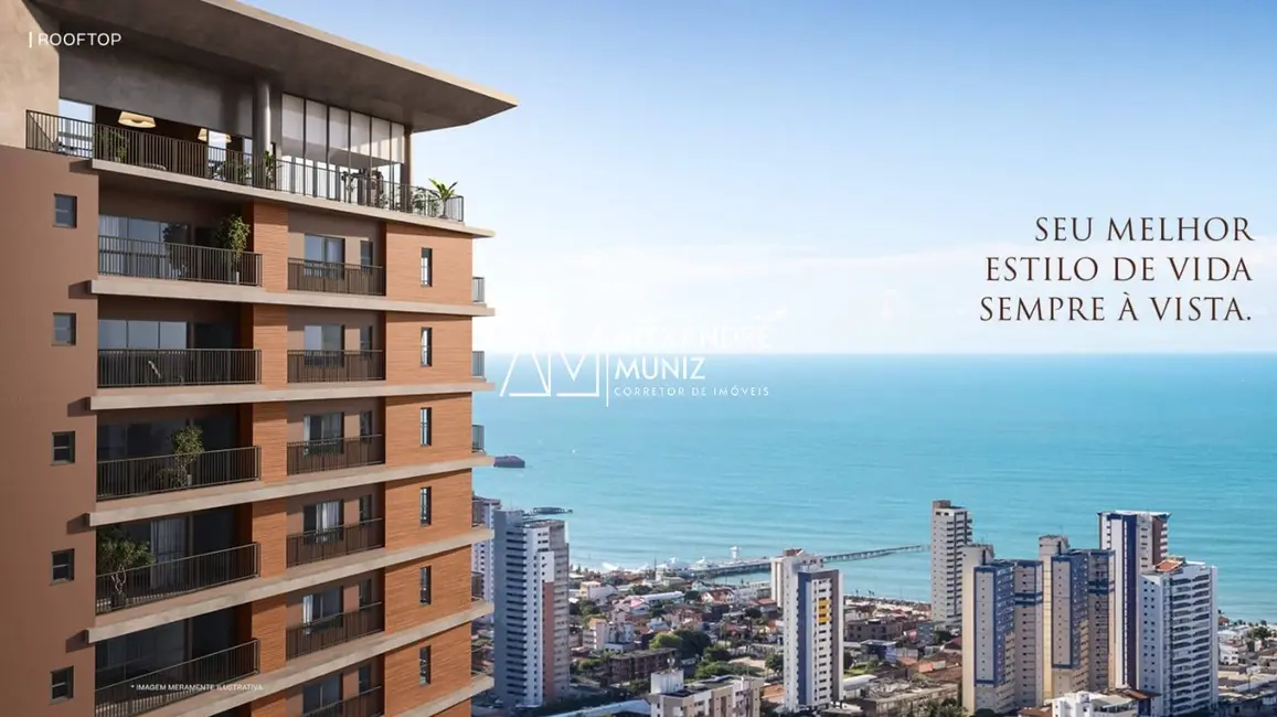 Foto 2 de Apartamento com 3 quartos à venda, 102m2 em Meireles, Fortaleza - CE