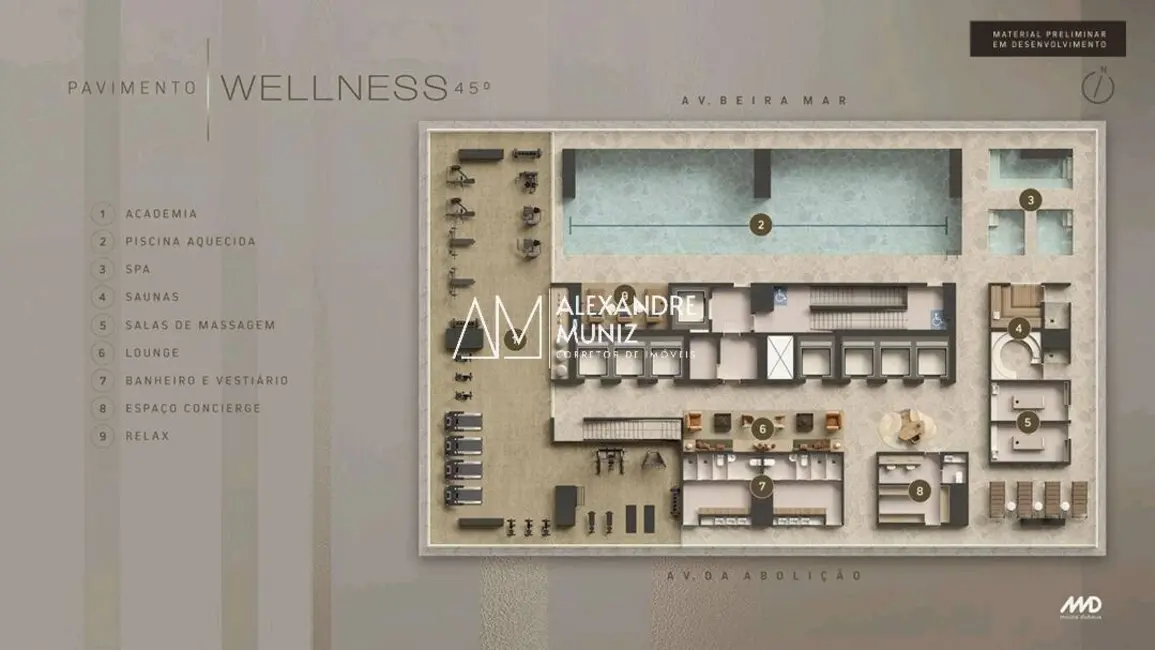 Apartamento com 1 quarto à venda, 32m2 em Meireles, Fortaleza - CE - imagem 8 Foto 8 de Apartamento com 1 quarto à venda, 32m2 em Meireles, Fortaleza - CE