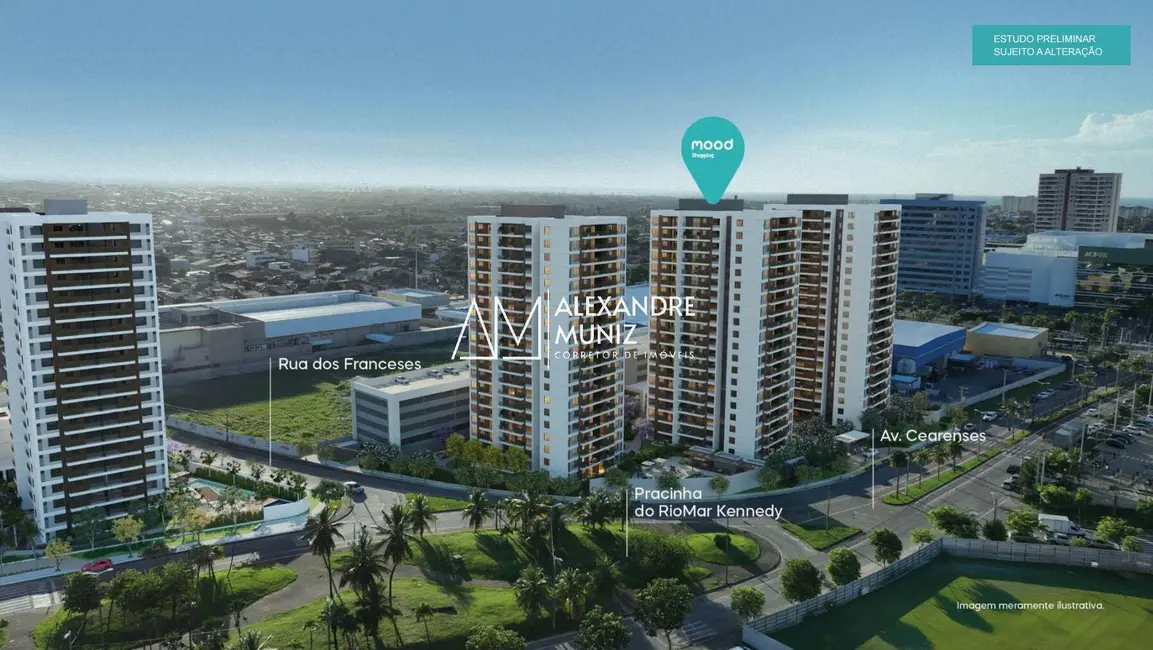 Apartamento com 3 quartos à venda, 68m2 em Presidente Kennedy, Fortaleza - CE - imagem 3 Foto 3 de Apartamento com 3 quartos à venda, 68m2 em Presidente Kennedy, Fortaleza - CE