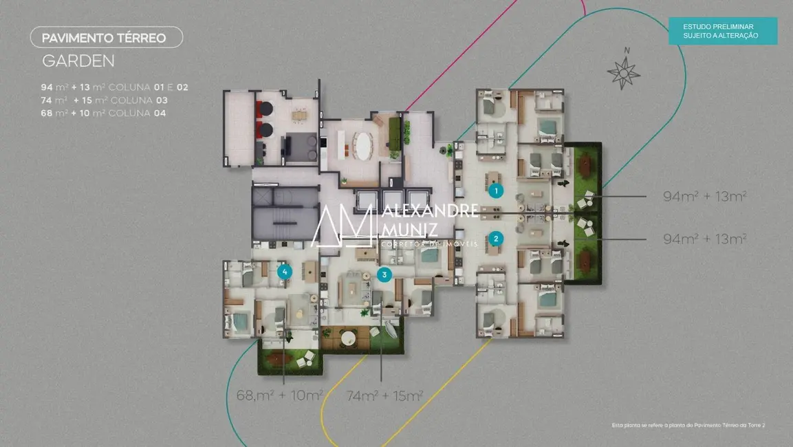 Apartamento com 3 quartos à venda, 68m2 em Presidente Kennedy, Fortaleza - CE - imagem 7 Foto 7 de Apartamento com 3 quartos à venda, 68m2 em Presidente Kennedy, Fortaleza - CE