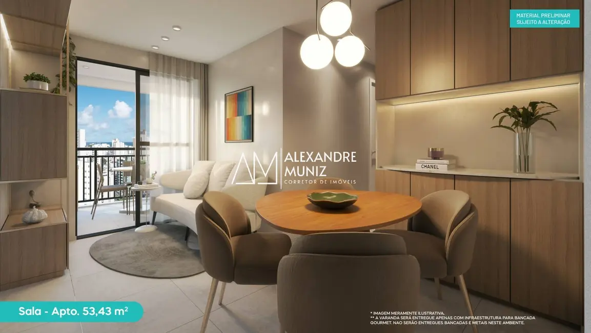 Apartamento com 2 quartos à venda, 53m2 em Presidente Kennedy, Fortaleza - CE - imagem 3 Foto 3 de Apartamento com 2 quartos à venda, 53m2 em Presidente Kennedy, Fortaleza - CE