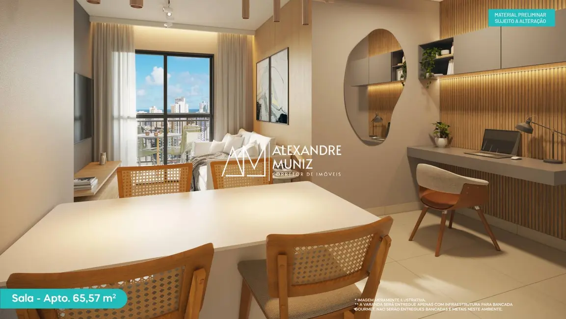 Apartamento com 2 quartos à venda, 53m2 em Presidente Kennedy, Fortaleza - CE - imagem 2 Foto 2 de Apartamento com 2 quartos à venda, 53m2 em Presidente Kennedy, Fortaleza - CE