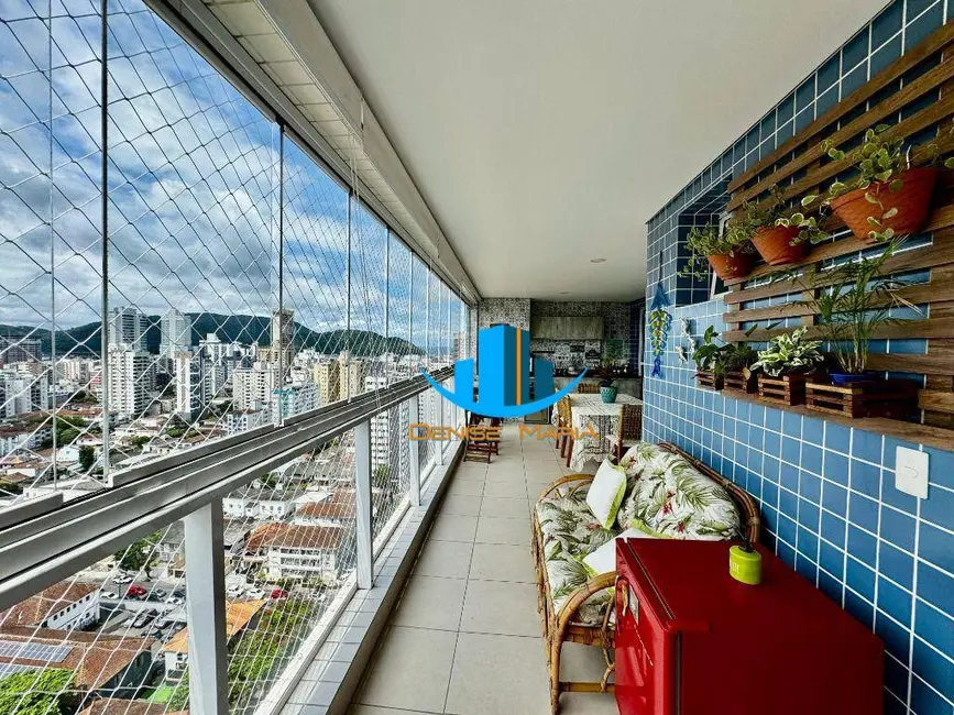 Foto 8 de Apartamento com 3 quartos à venda, 202m2 em Aparecida, Santos - SP