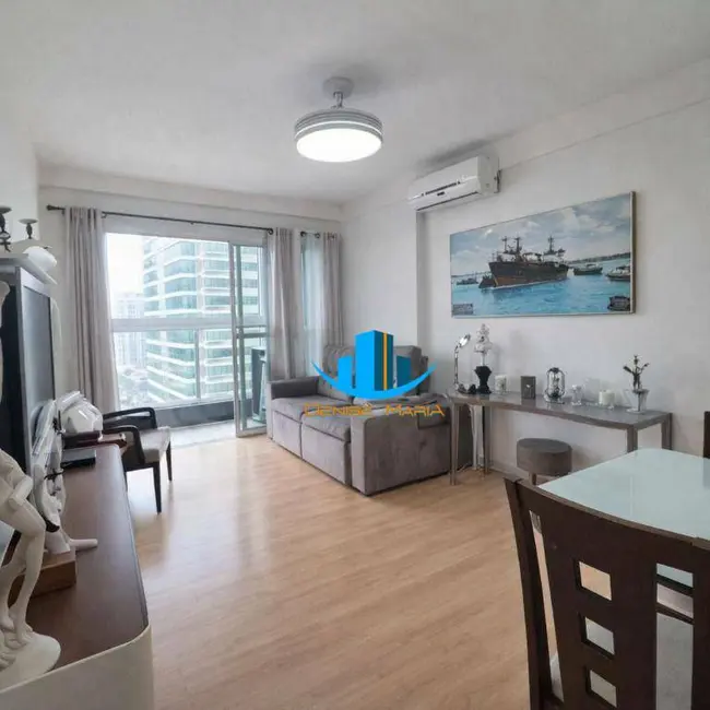Foto 1 de Apartamento com 1 quarto à venda, 72m2 em Ponta da Praia, Santos - SP