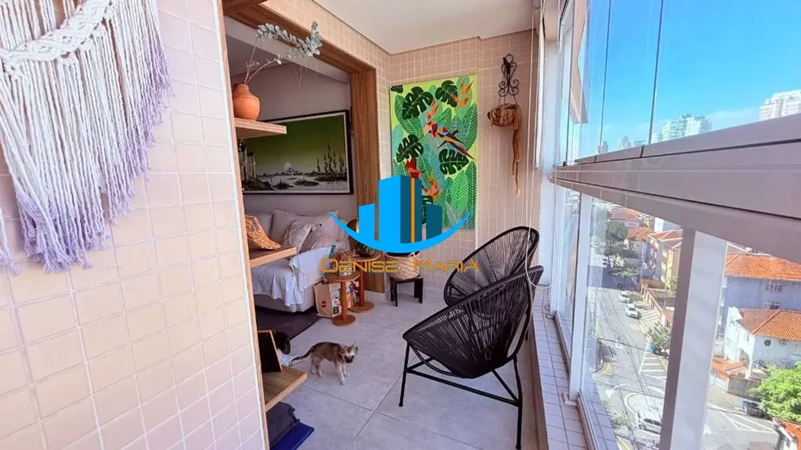 Foto 1 de Apartamento com 2 quartos à venda, 80m2 em Campo Grande, Santos - SP