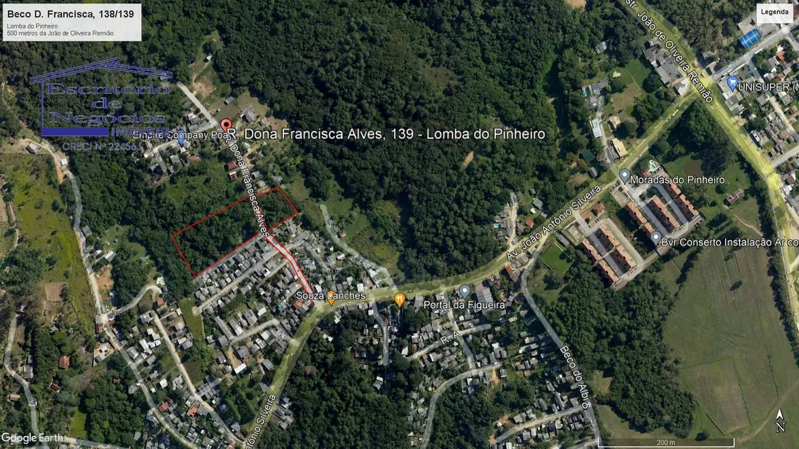 Foto 2 de Terreno / Lote à venda, 2383m2 em Lomba do Pinheiro, Porto Alegre - RS